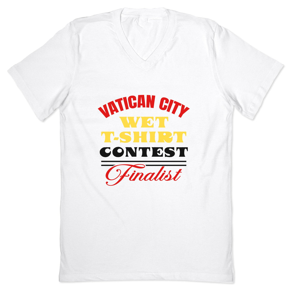 Vatican Wet T Shirt Contest V-Neck