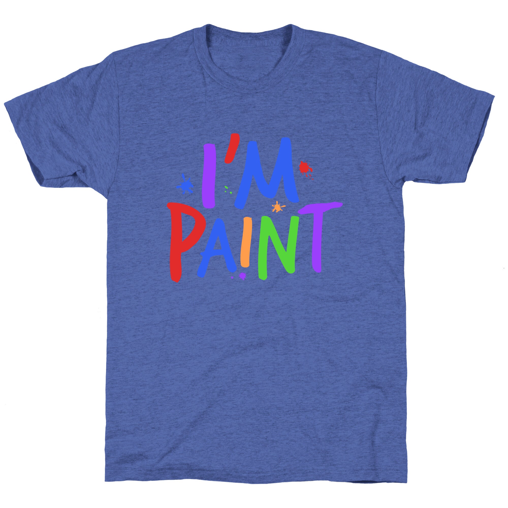 I Love To Finger Paint Couples 2 Unisex Triblend Tee