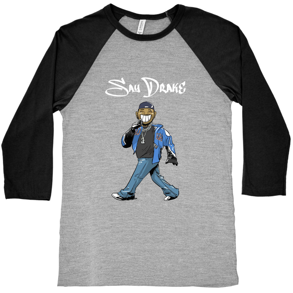 Kendrick Say Drake Baseball Tee