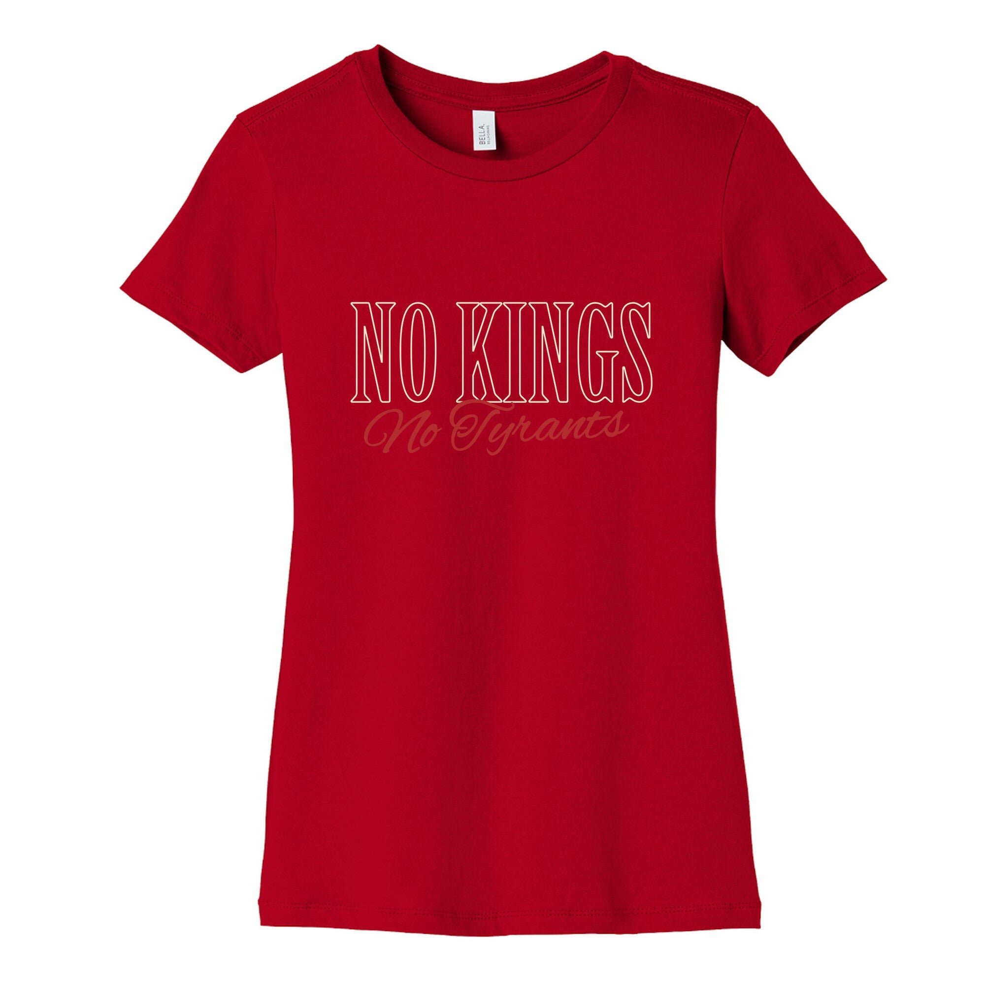 No Kings No Tyrants Womens Cotton Tee
