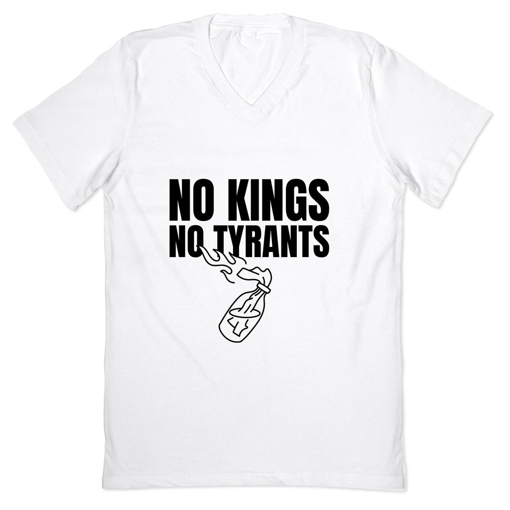 No Kings No Tyrants 2025 V-Neck