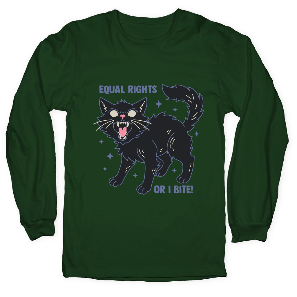 Equal Rights or I Bite Longsleeve Tee