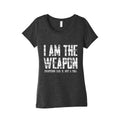 I Am The Weapon Womens Triblend Tee