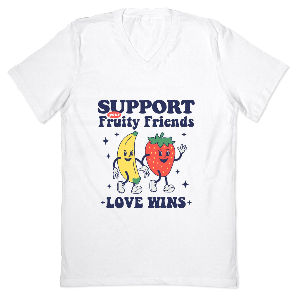 Support Your Fruity Friends Pride V-Neck