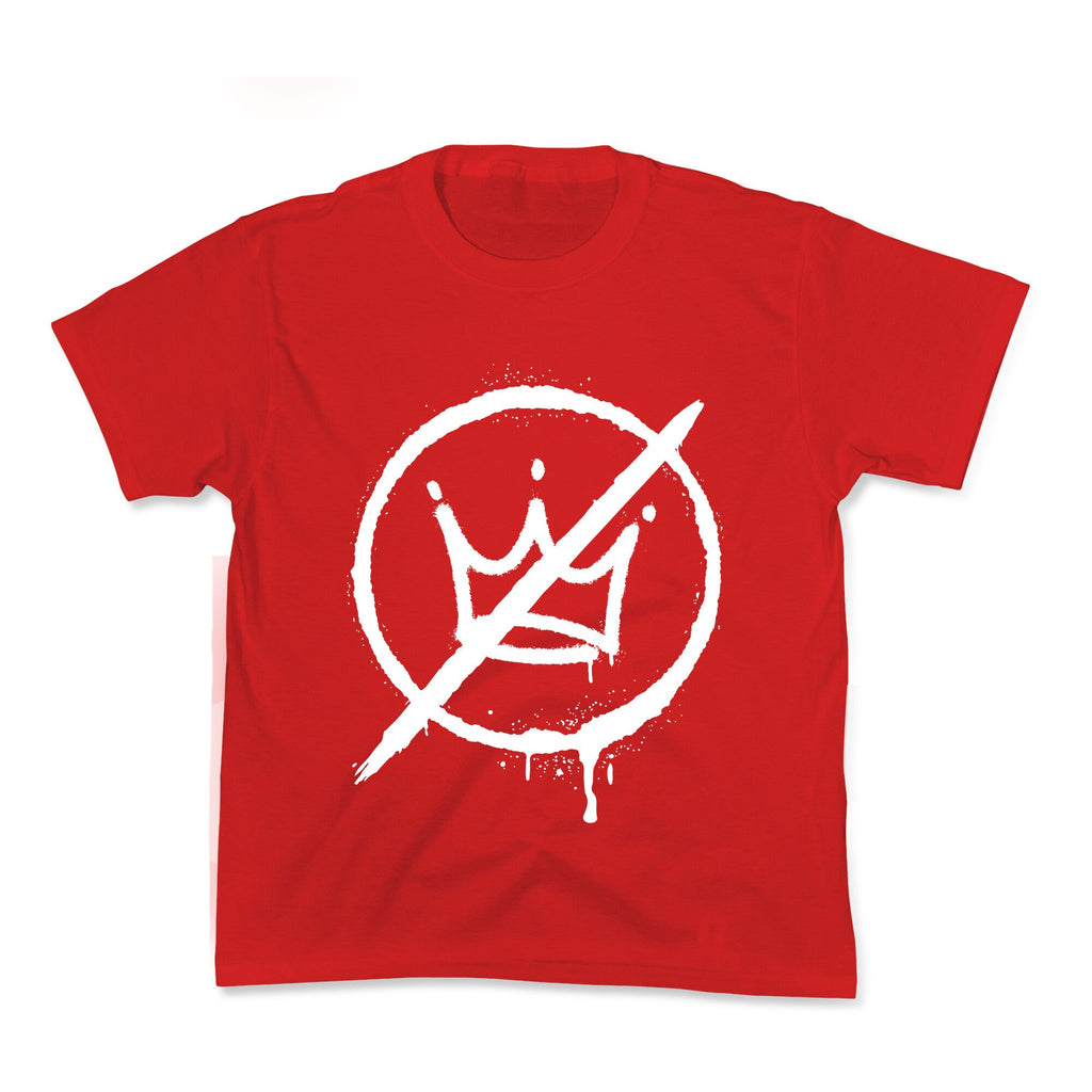 No Kings Crown Anti Trump Kids Tee