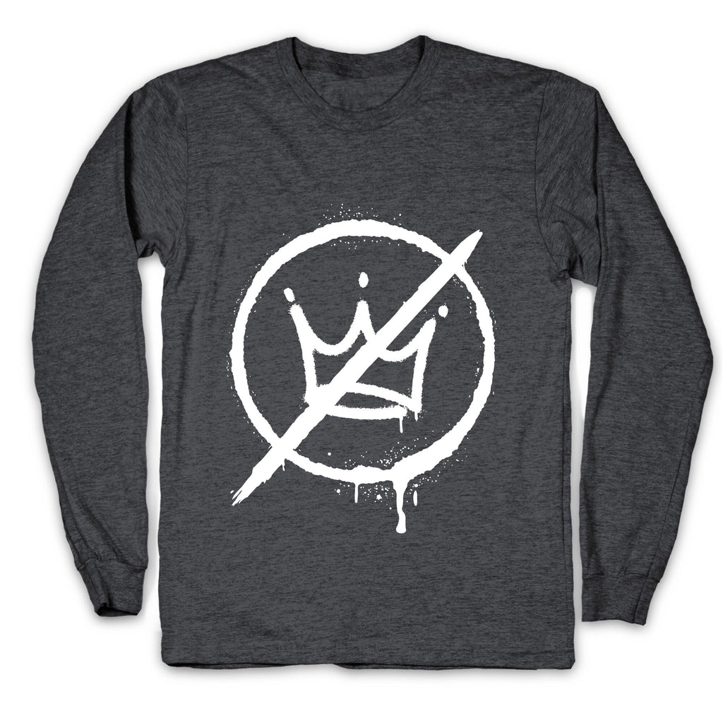 No Kings Crown Anti Trump Longsleeve Tee
