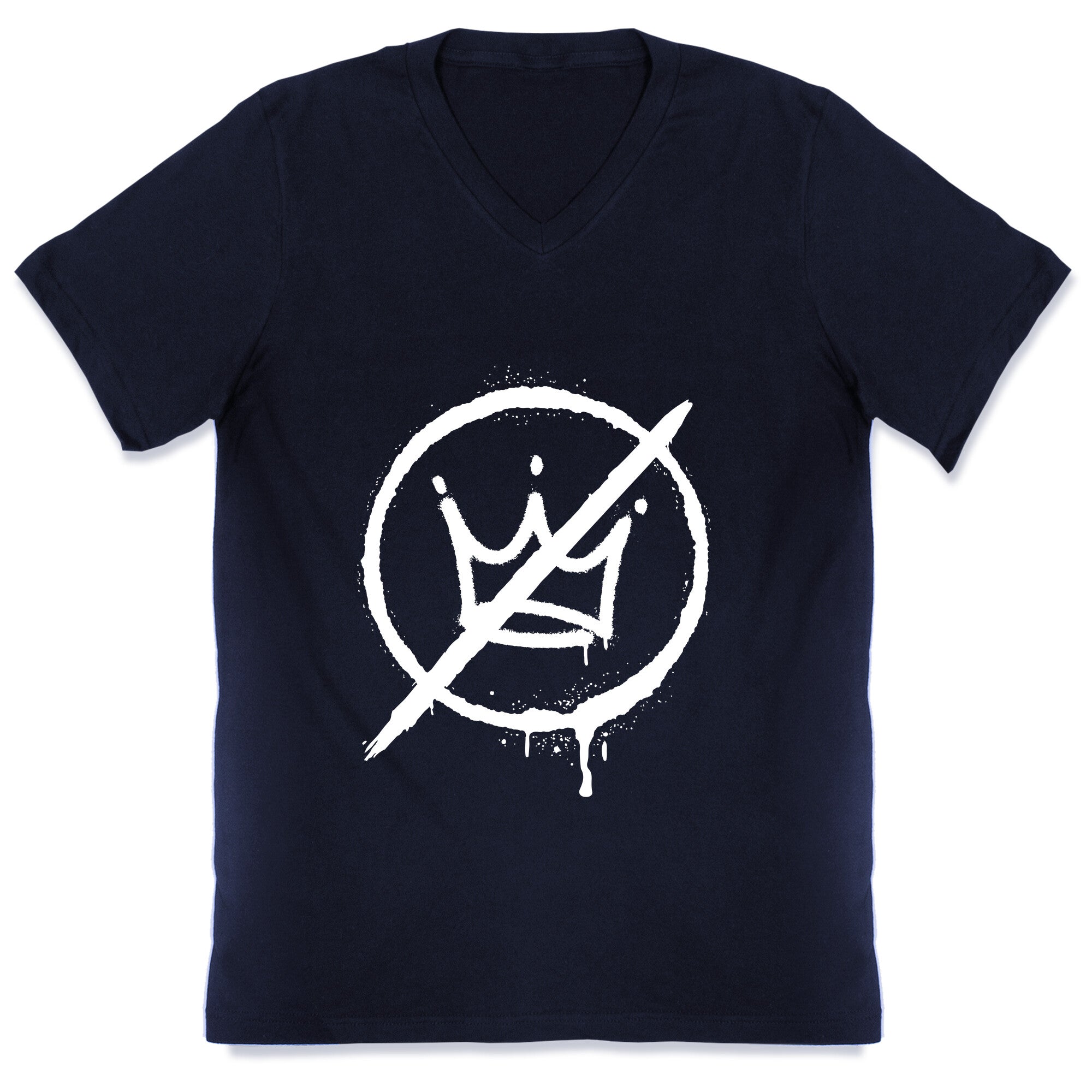 No Kings Crown Anti Trump V-Neck