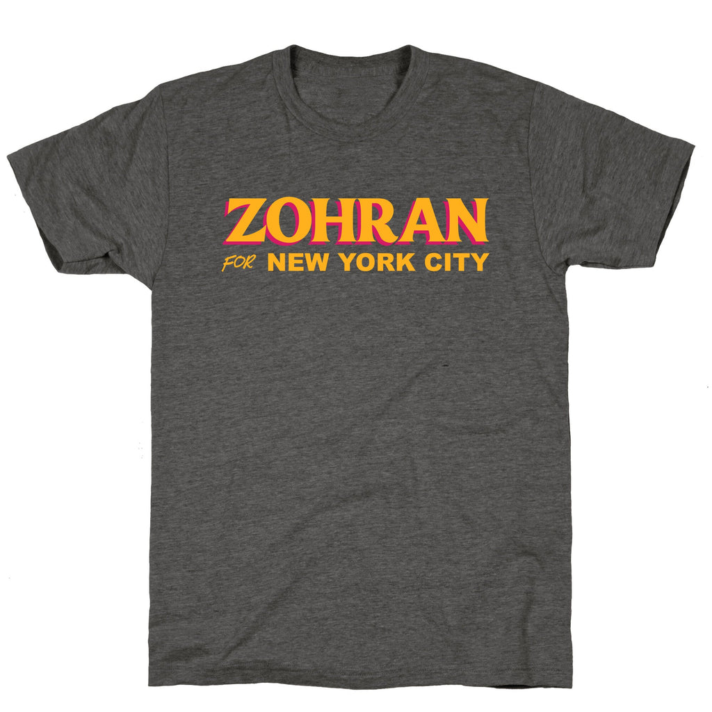 Zohran for New York City Unisex Triblend Tee