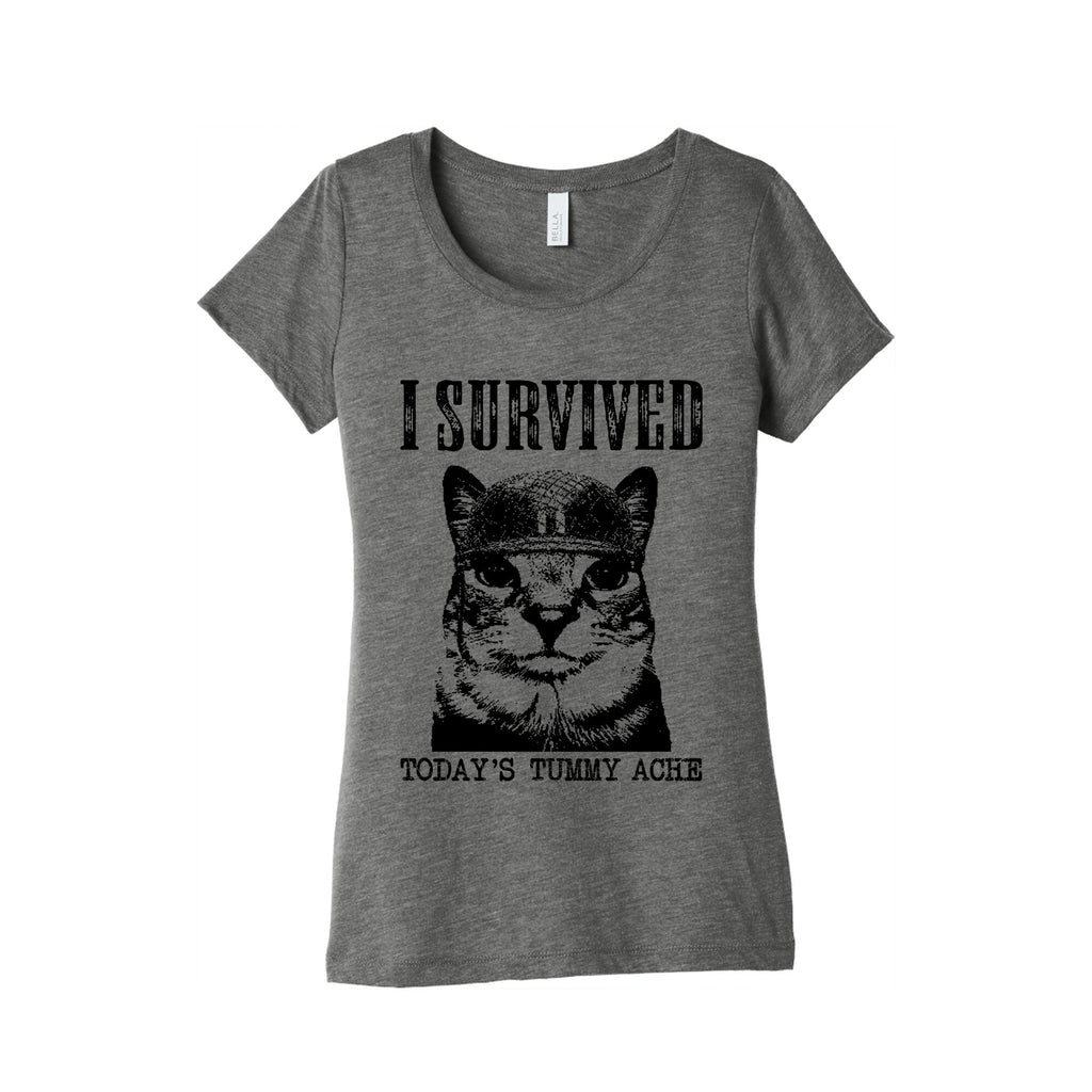 Tummy Ache Survivor Womens Triblend Tee
