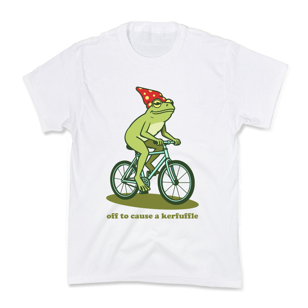Off to Cause a Kerfuffle Kids Tee