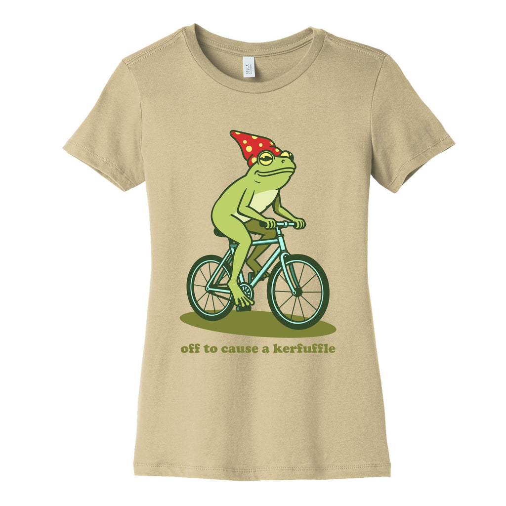 Off to Cause a Kerfuffle Womens Cotton Tee