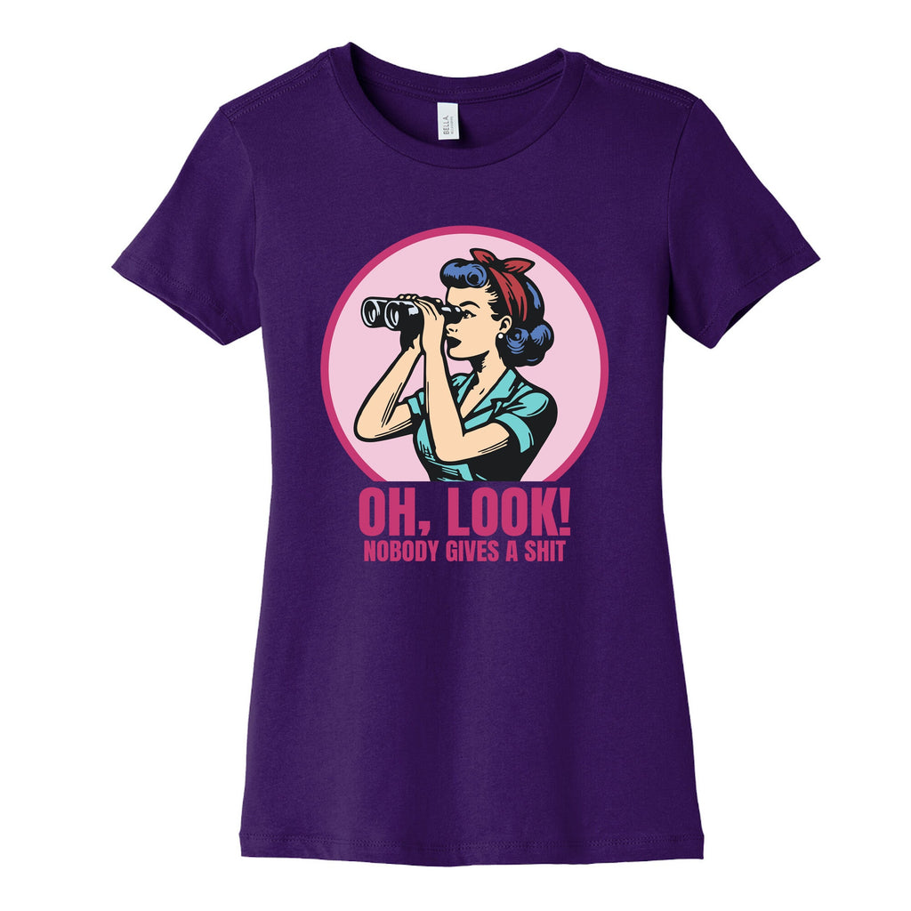 Nobody Gives A Shit Womens Cotton Tee