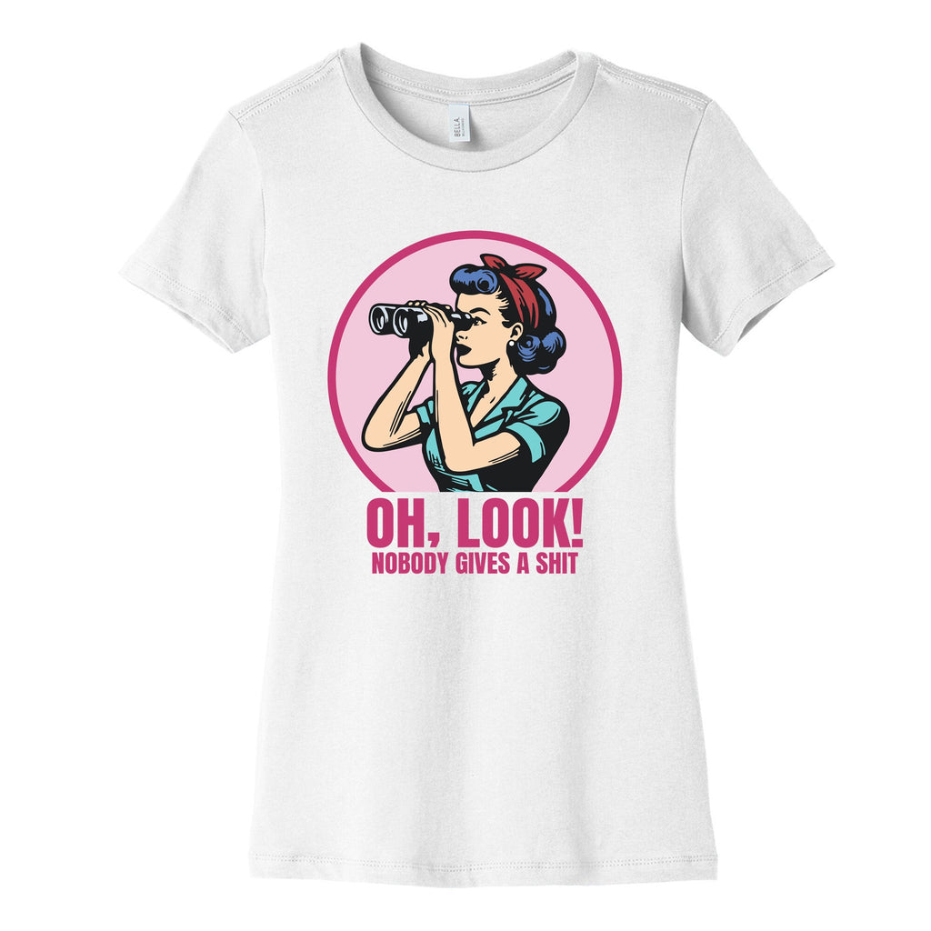Nobody Gives A Shit Womens Cotton Tee