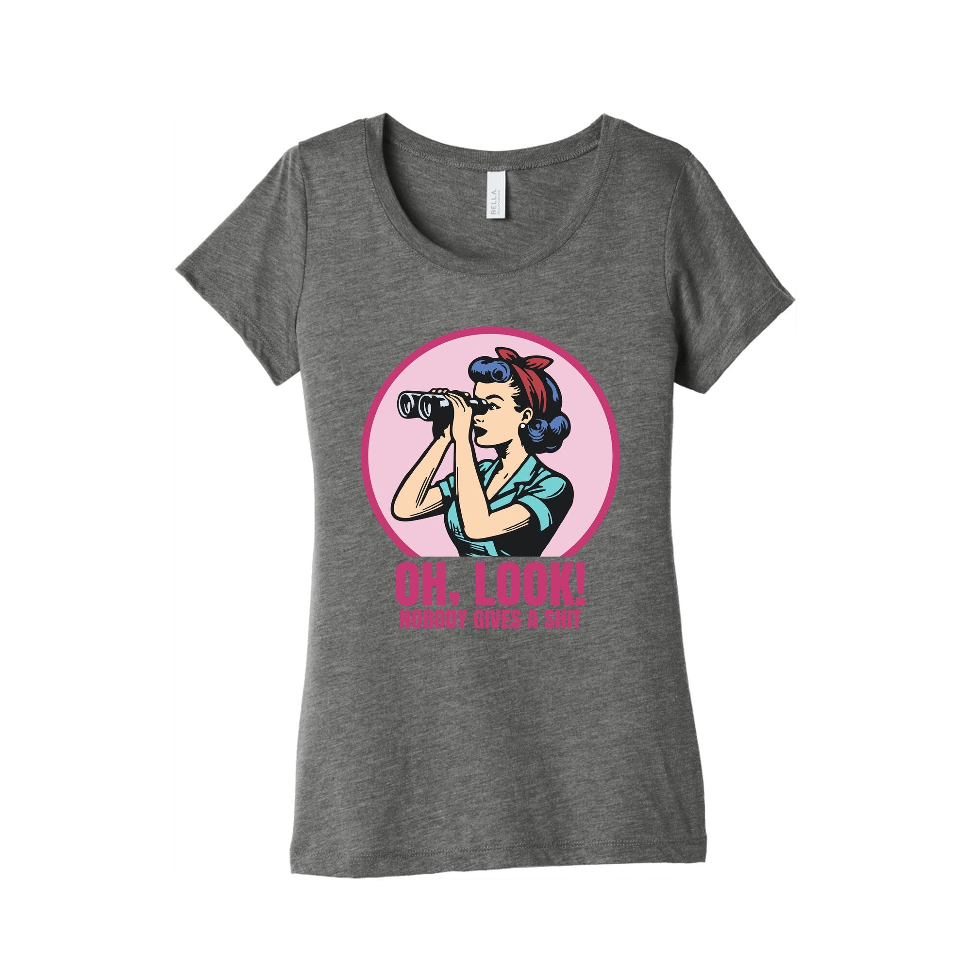 Nobody Gives A Shit Womens Triblend Tee