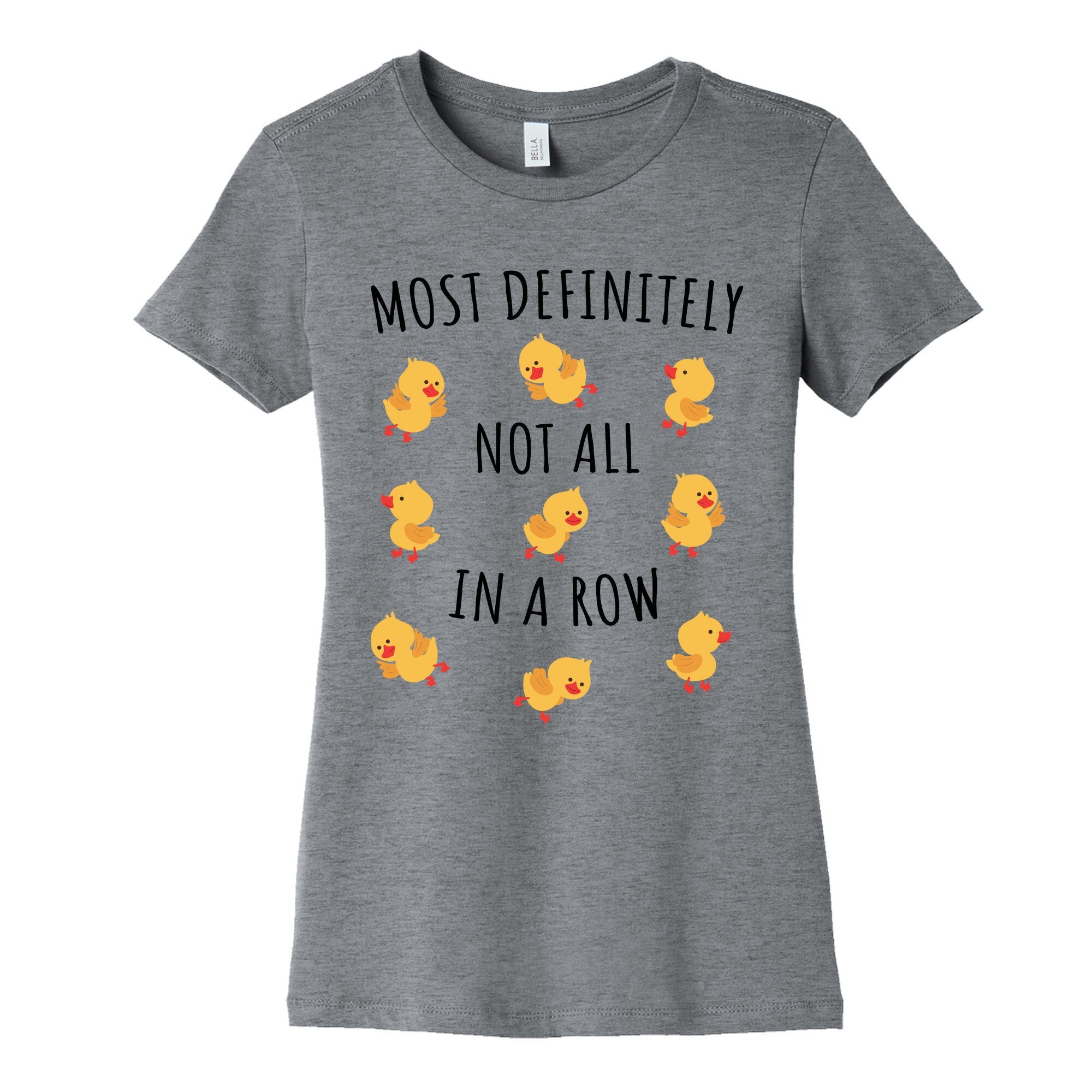 Not All In A Row Womens Cotton Tee