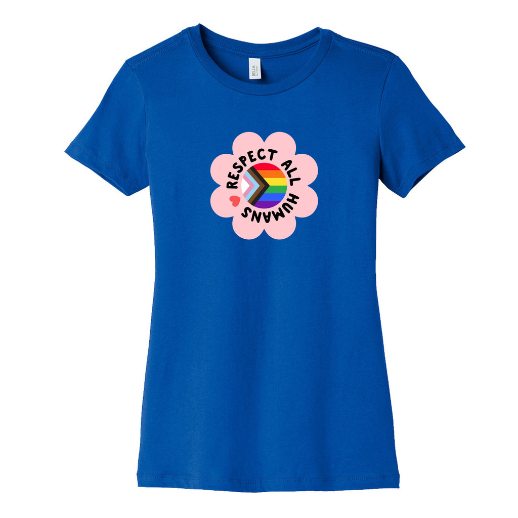 Respect All Humans Womens Cotton Tee