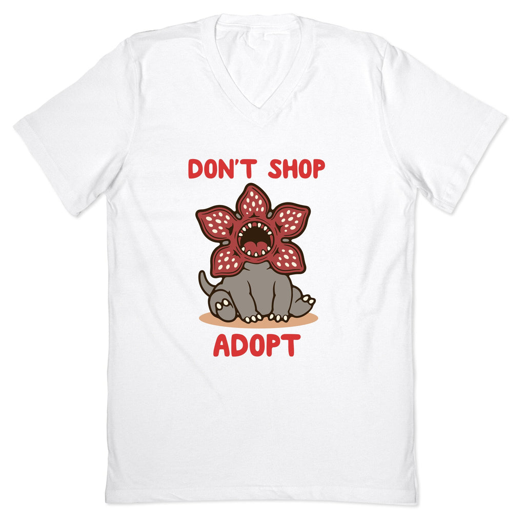 Dont Shop Adopt Demogorgon V-Neck