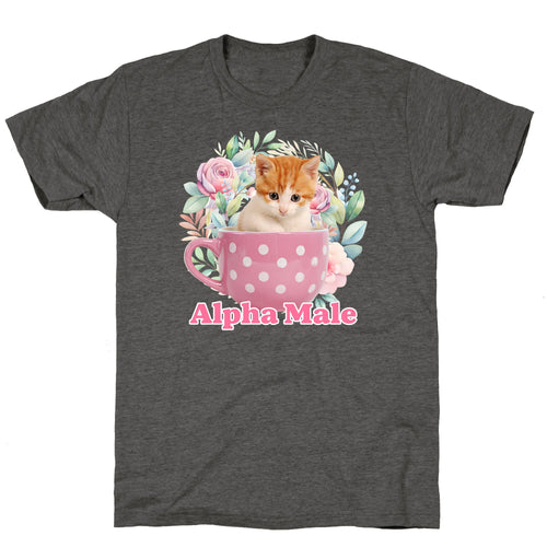 Alpha Male Kitten Unisex Triblend Tee