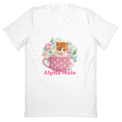Alpha Male Kitten V-Neck