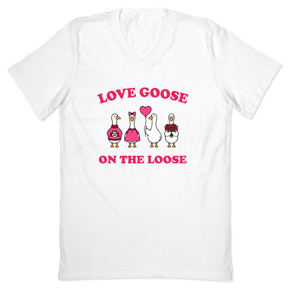 Love Goose On The Loose V-Neck