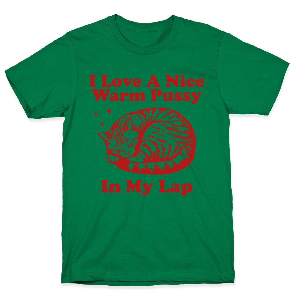 I Love A Nice Warm Pussy In My Lap T-Shirt