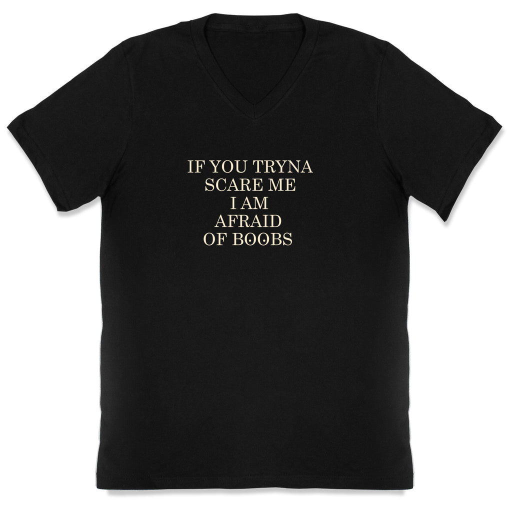 Afraid Of Boobs V-Neck