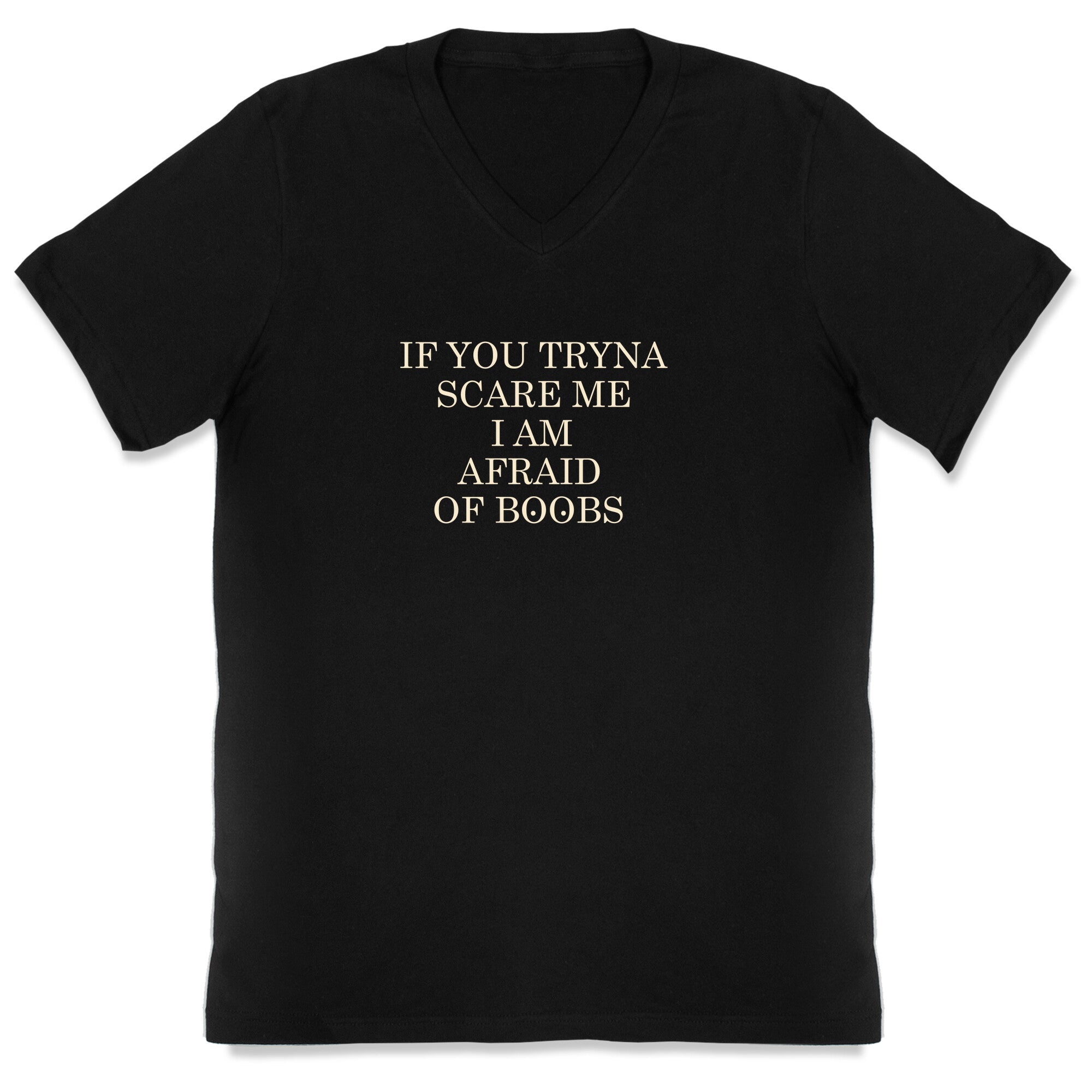 Afraid Of Boobs V-Neck