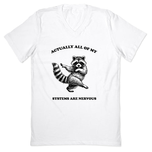 All Of My Systems Are Nervous V-Neck