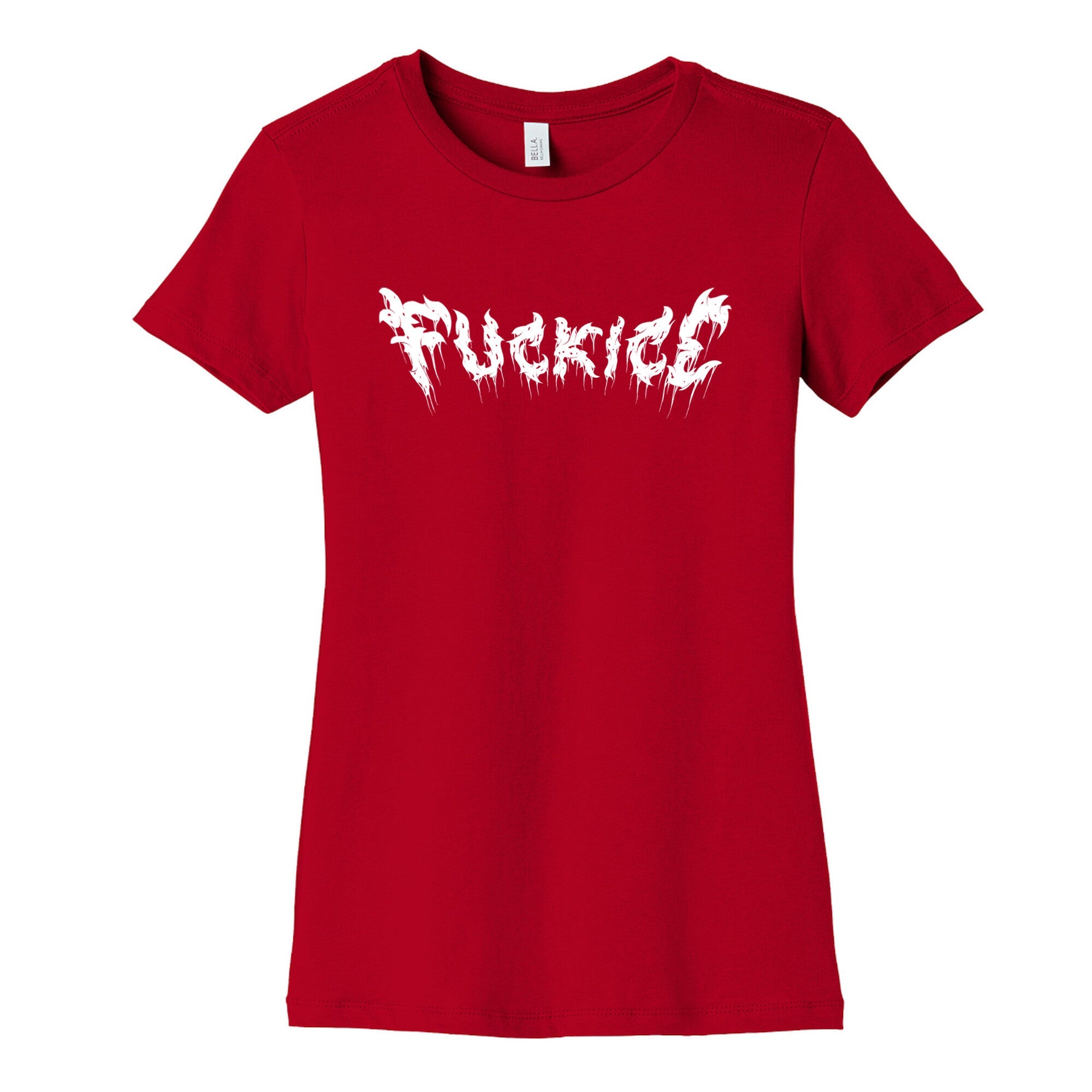 Fuck ICE Metal Logo Womens Cotton Tee