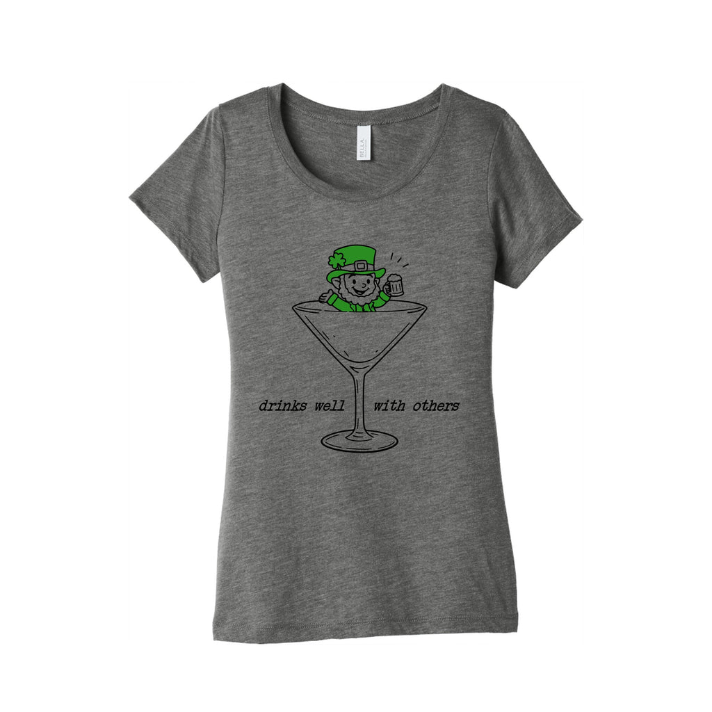 Drinks Well With Others Womens Triblend Tee