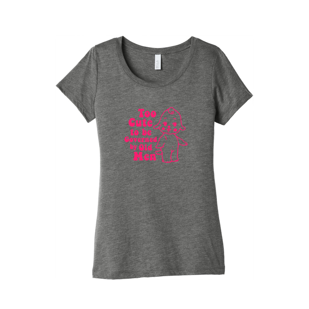 Too Cute Womens Triblend Tee