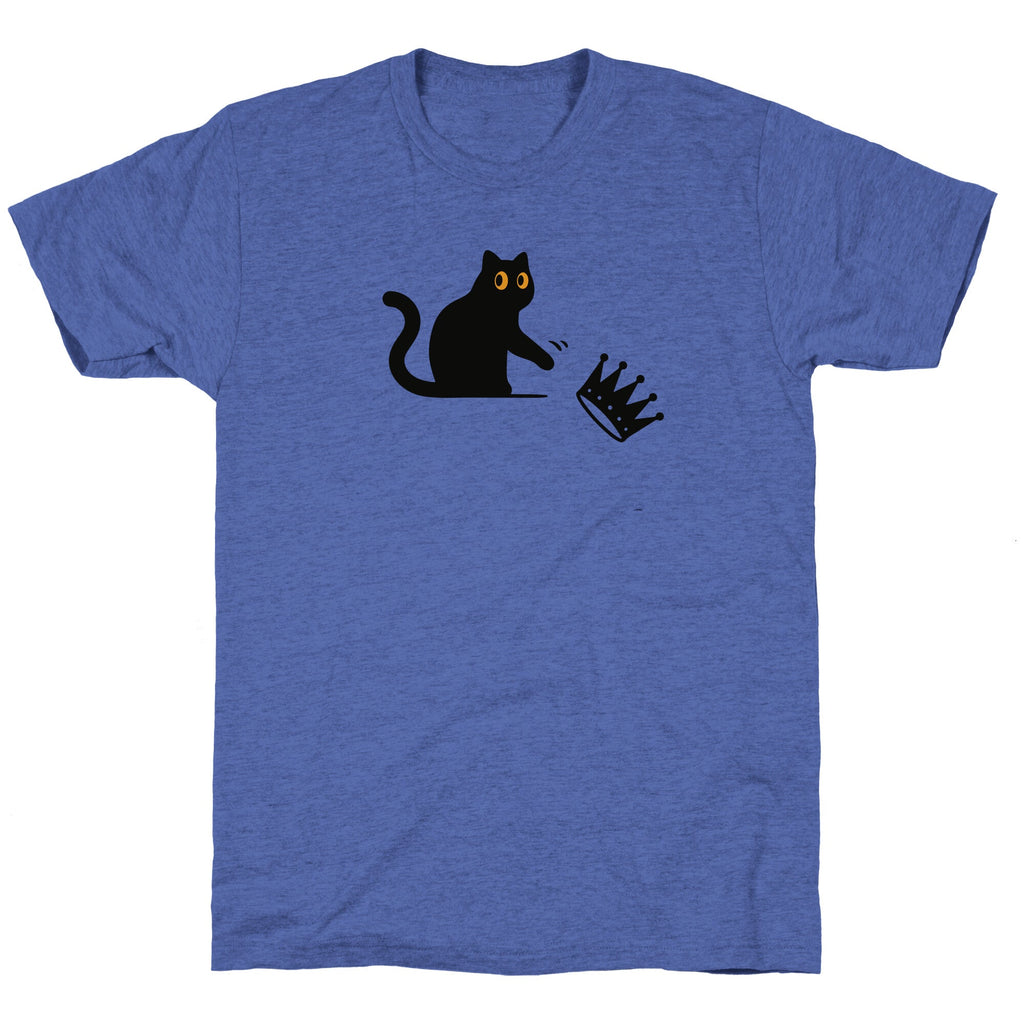 No Kings Cat Unisex Triblend Tee