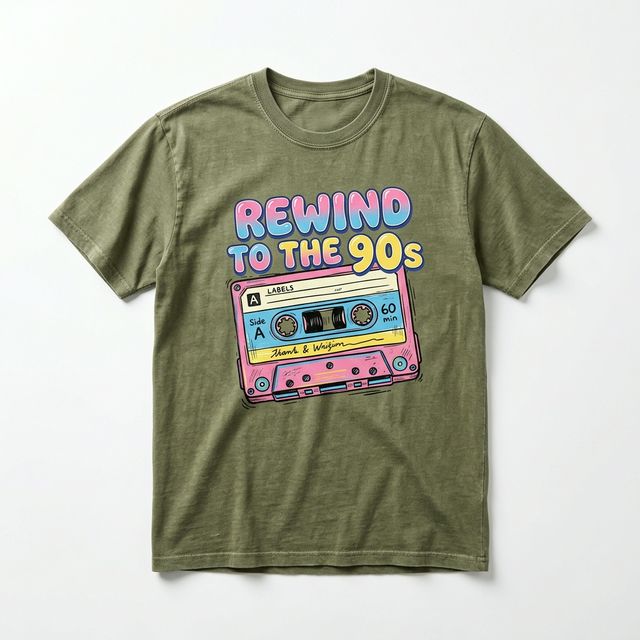 Vintage 90s Nostalgia Mixtape T-Shirt