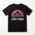 Just Vibin Retro Sunset T-Shirt