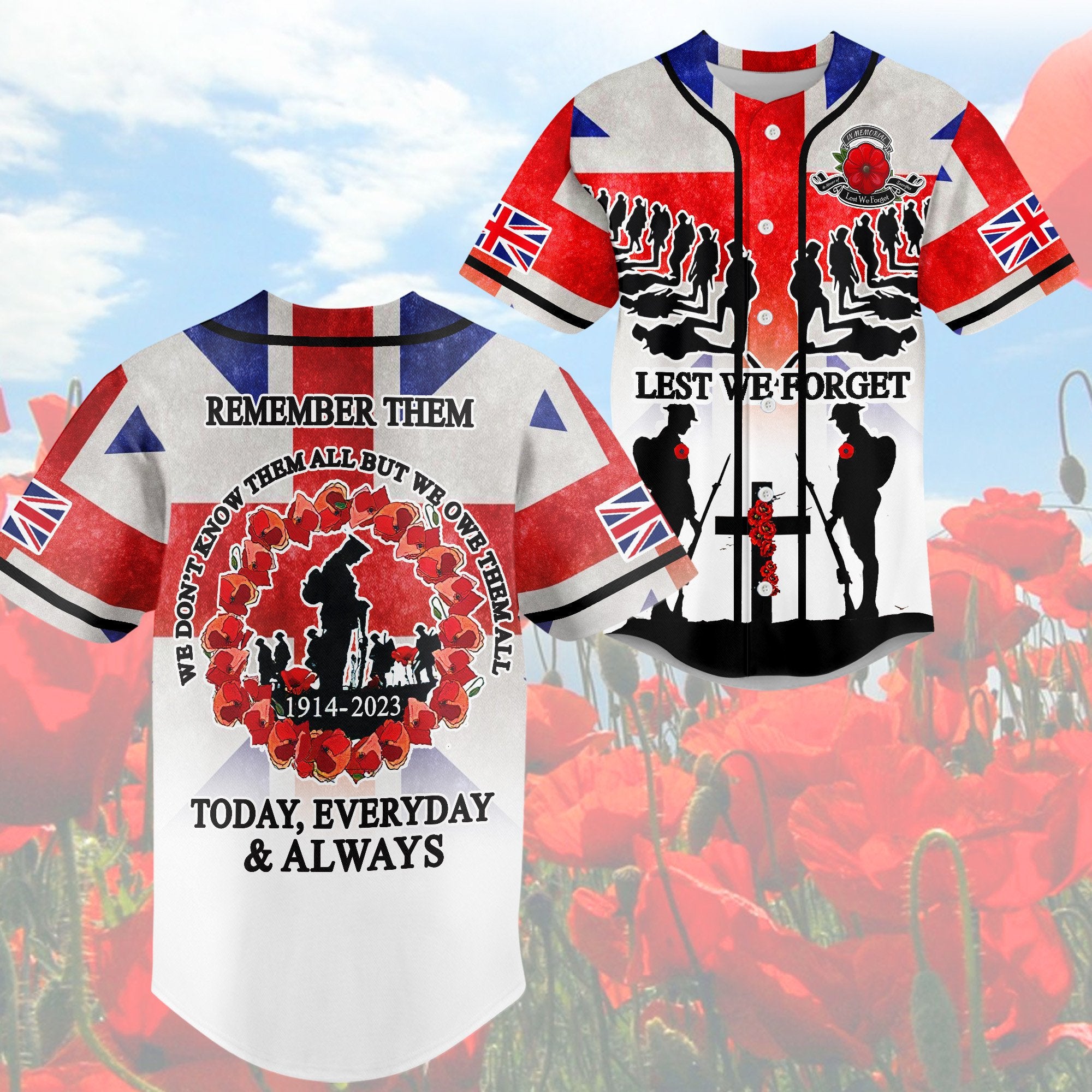 Remember Them Veteran Remember Thembaseball Baseball Jersey