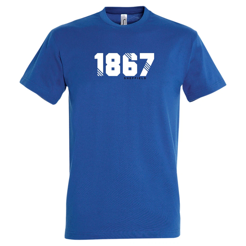 Sheffield Wednesday Football Shirt 1867 Est Year Retro Gift Casual T Shirt