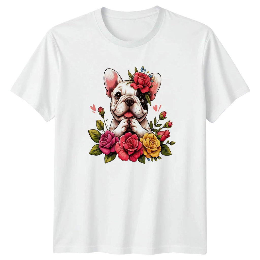 This Floral French Bulldog Is My Womens T-Shirt French Bulldog