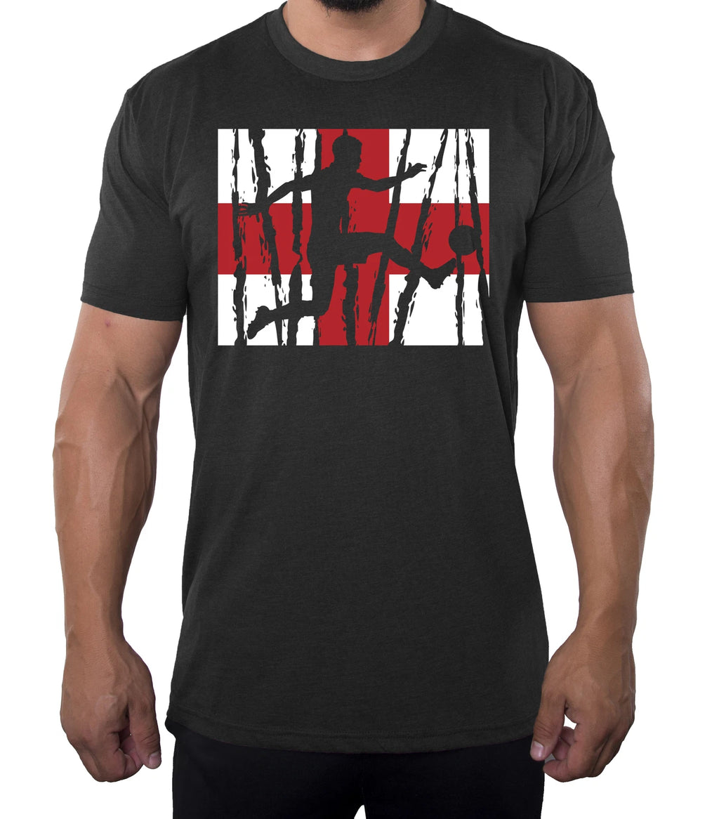 England Soccer Pride T-shirt, England Flag Tee, Men's Soccer Shirts