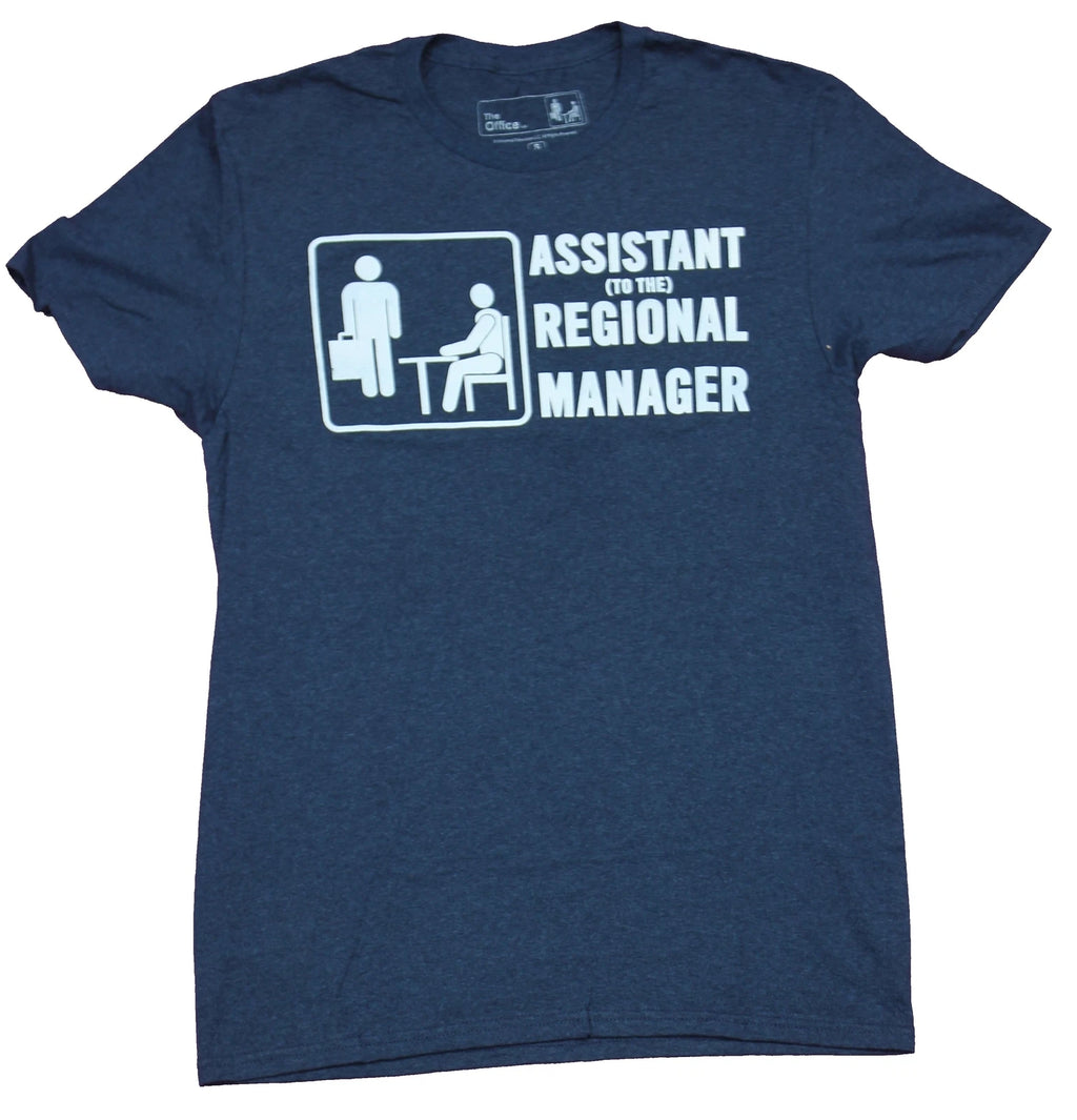 The Office Adult New T-Shirt  - Assistant (to The) Regional Manager Logo
