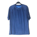 Men's Blue Performance T-Shirt Size Large Athleisure Sporty Streetwear 90s Y2K
