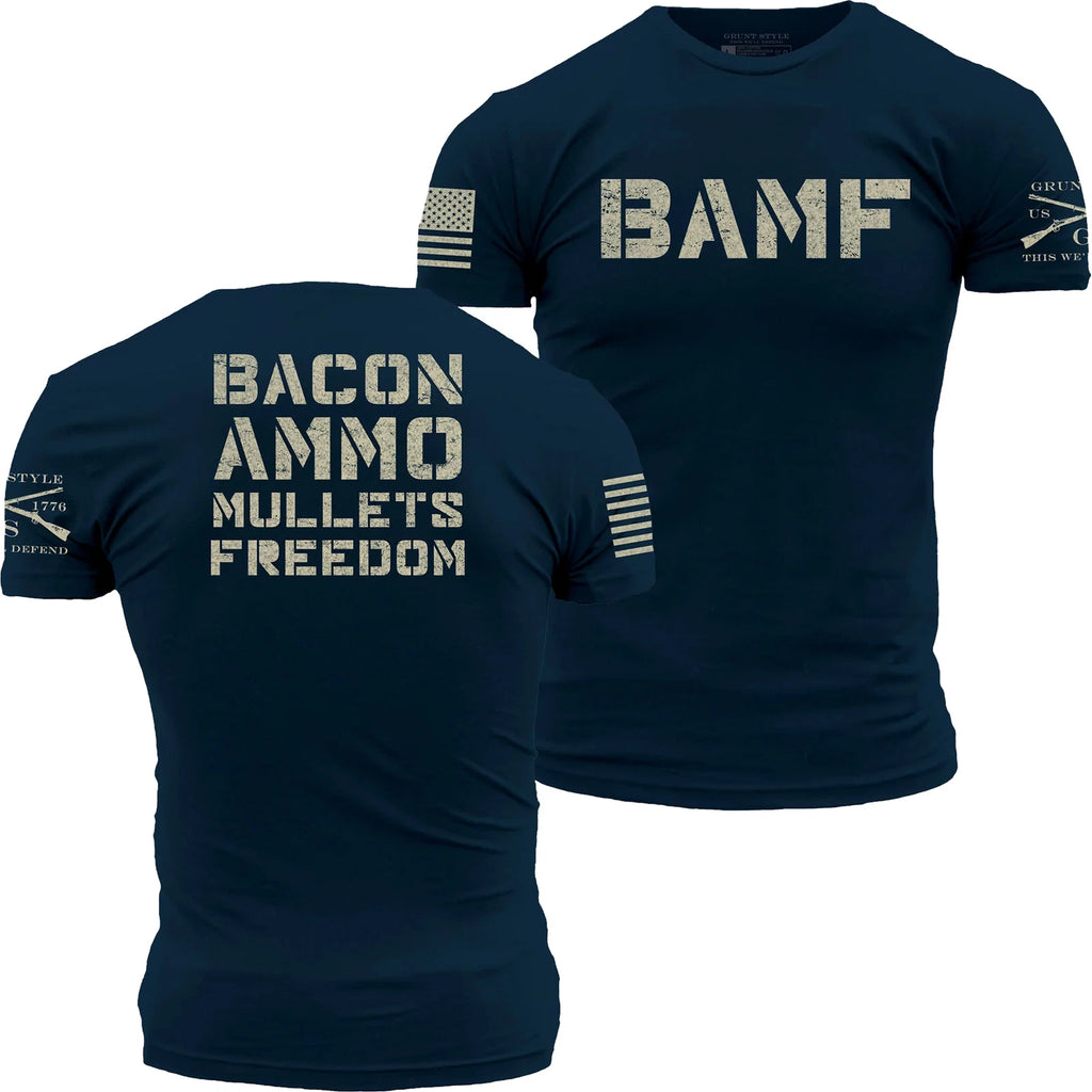 Grunt Style BAMF T-Shirt - Midnight Navy
