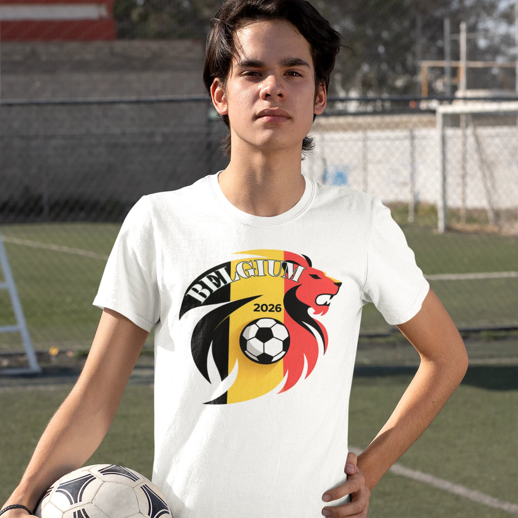 2026 World Cup Begium Soccer Fan T-shirt