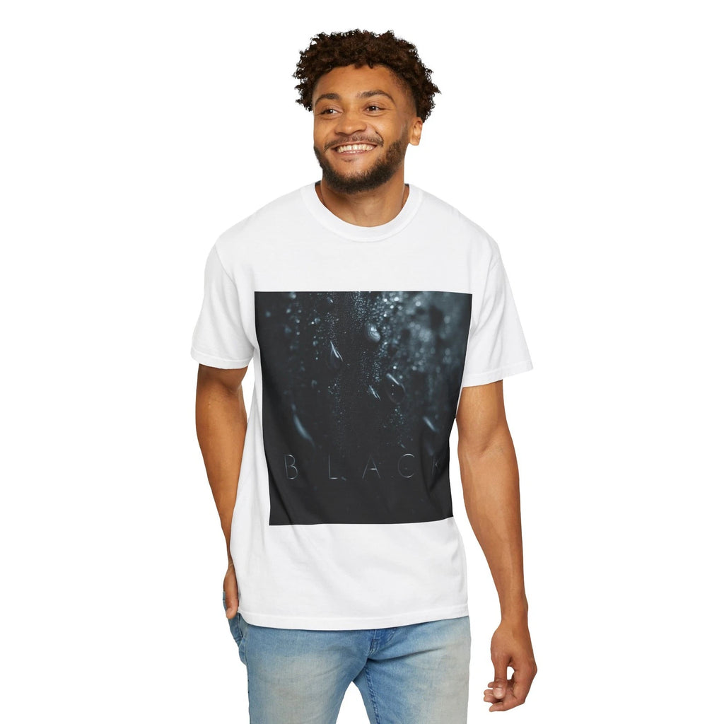 Minimalist Black Graphic T-Shirt, Unisex Cotton Tee, Casual Style, [...]