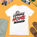 Its Coming Home Results May Vary Funny Soccer T-Shirt Football Fan Gift