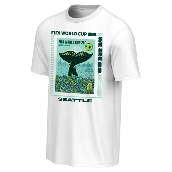 FIFA 2026 World Cup Host Cities T-Shirt Official! S, M, L, XL, 2XL