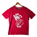 Vtg Draft Day x Bad Boy Club Tough Guy Red Shirt Size L 90s Y2k Muscle Tee