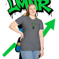 LMNR T-Shirt with QR Code, Trendy Streetwear Tee, Perfect for Casual Outings,