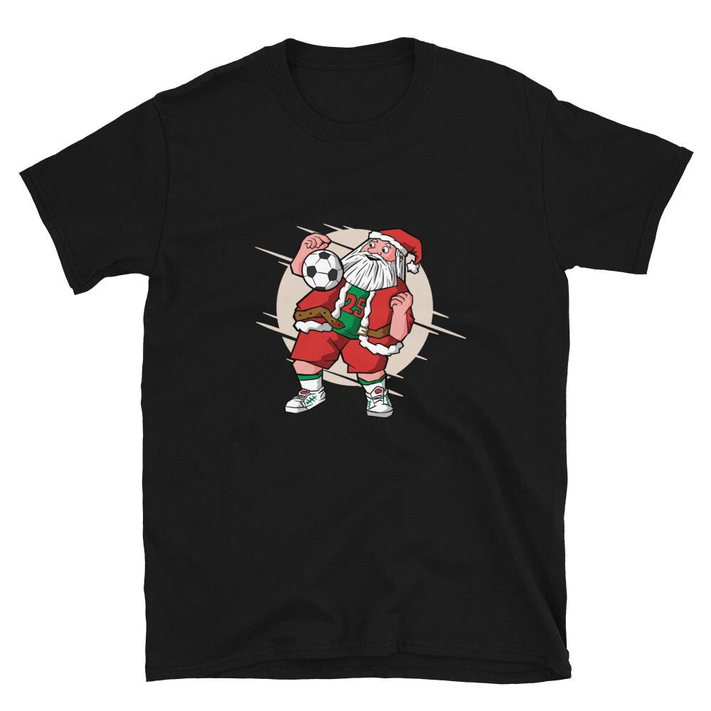Christmas 2021 Santa Soccer Football T-Shirt