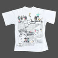 Adidas World Cup 1990 90s Vintage Italy Rare Soccer Football Graphic T-Shirt