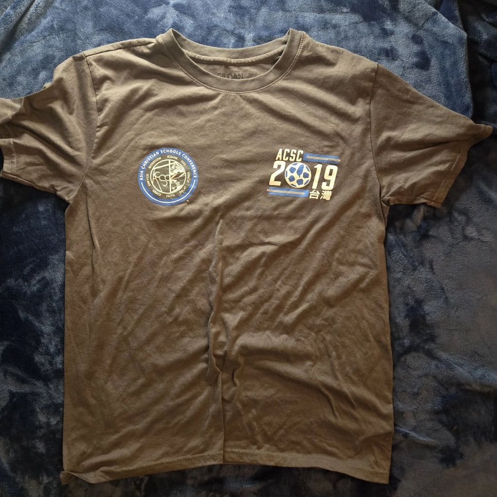 ACSC 2019 Girls Soccer Medium Gray T-Shirt Morrison Academy Taiwan